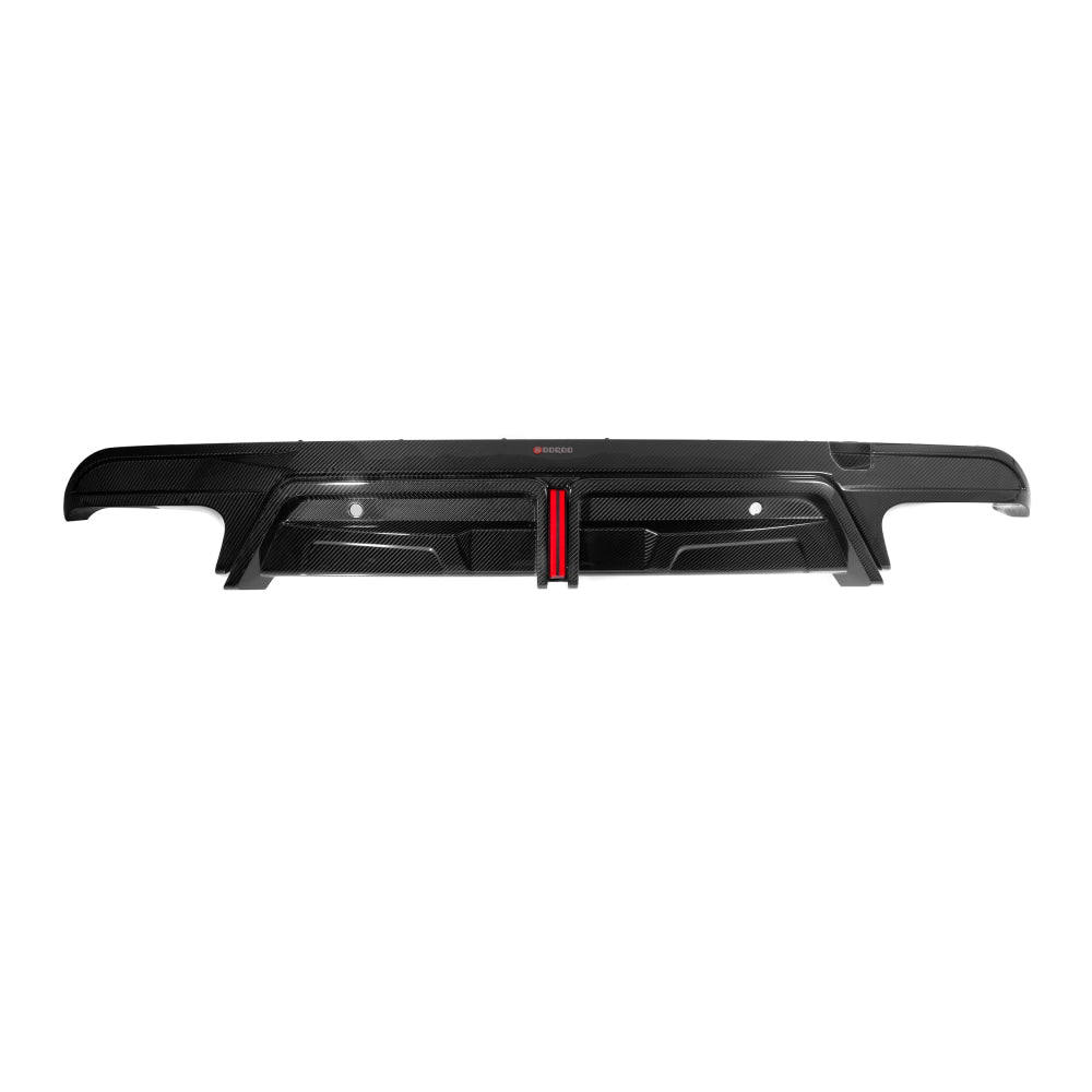 2019 + BMW X5M/X6M Carbon Fiber Rear Diffuser with Brake Light | F95/F96 Rear Diffusers